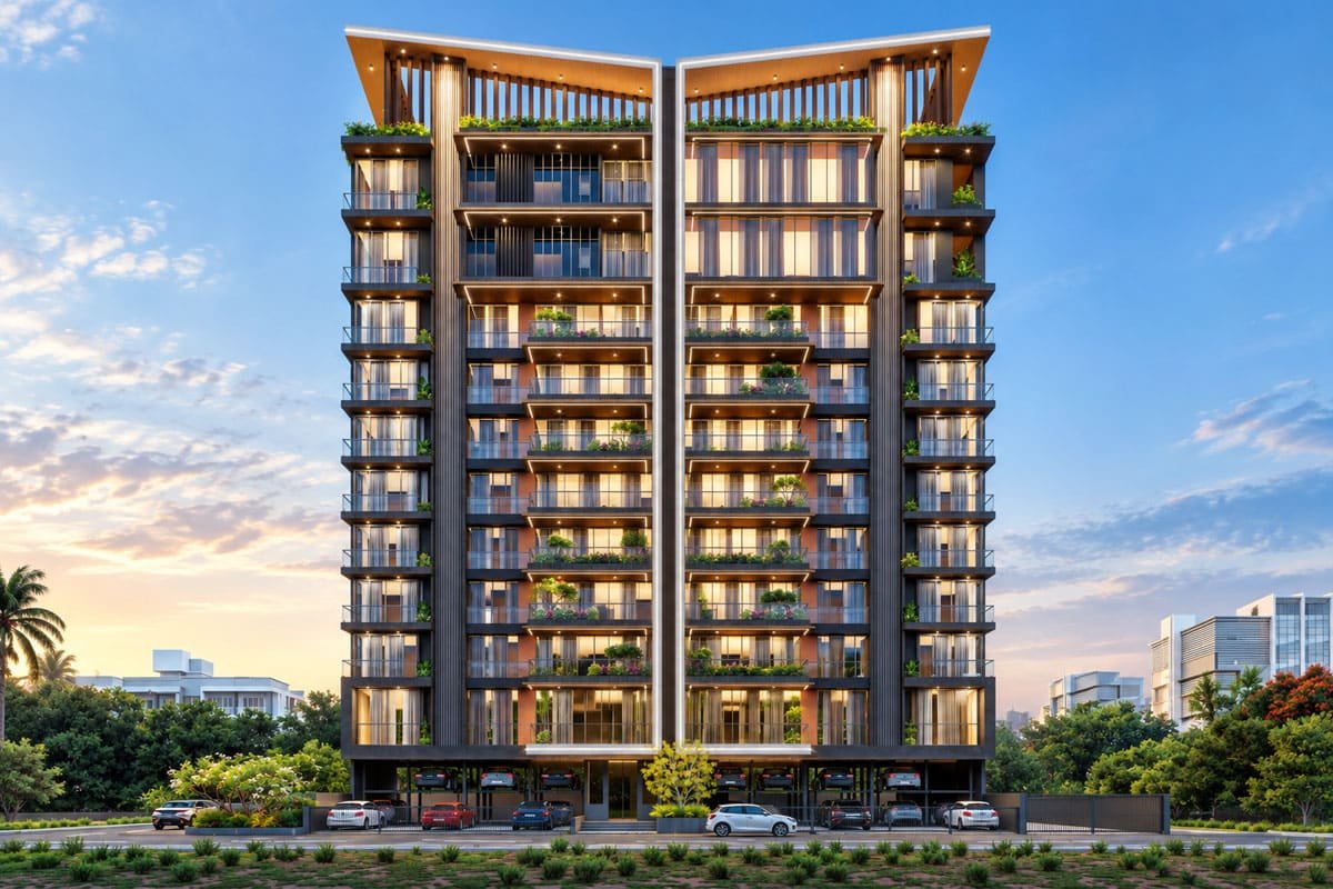 The Skyline Luxury 3 & 4 BHK Flats in Kolhapur